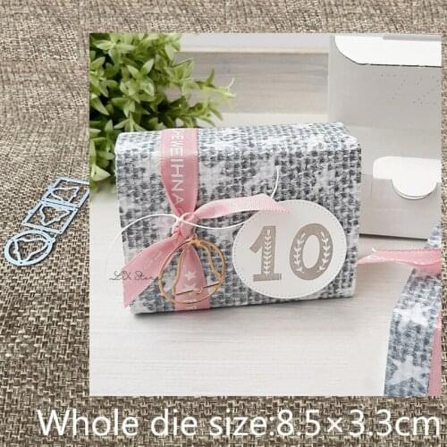 XLDesign Craft Metal Cutting Dies stencil mold 3pcs bell frames decoration scrapbook Album Paper Card Craft Embossing die cuts