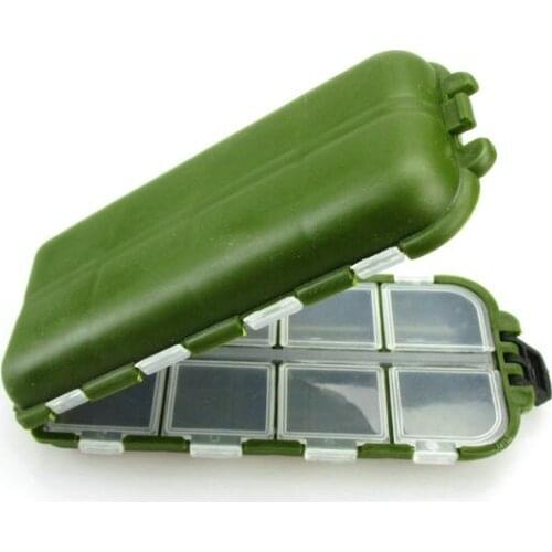 1Pc 16 Compartments Fishing Lure Tackle Hook Bait Storage Box Container Case Fishing Tackle Boxes Fishing Tools