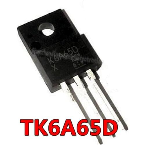 10PCS/LOT TK6A65D TO-220F K6A65D K6A65 TO220F 650V 5A New original spot hot sale
