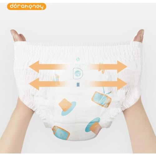 2pcs Sample Sack Baby Diapers Panties Dorahoney Childrens Nappy Disposable Training Pants Ecological Things For Kids Boy Girl