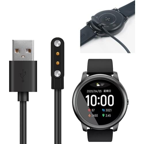 Smartwatch Dock Charger Adapter Magnetic USB Charging Cable Base Cord Wire for Xiaomi YouPin Haylou Solar LS05 Sport Smart Watch