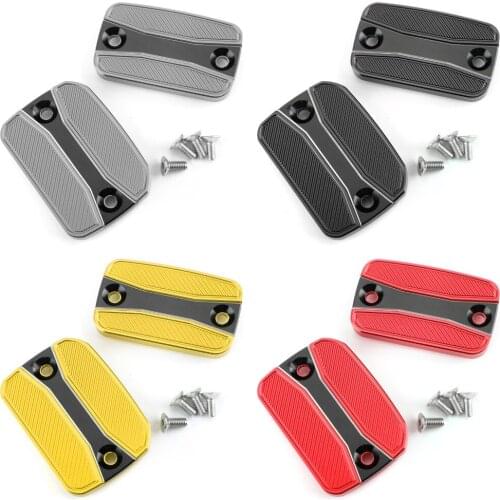 Areyourshop Front Clutch & Brake Cylinder Reservoir Caps For Ducati Monster 695 696 796 Motorcycle Accessories Covers Parts