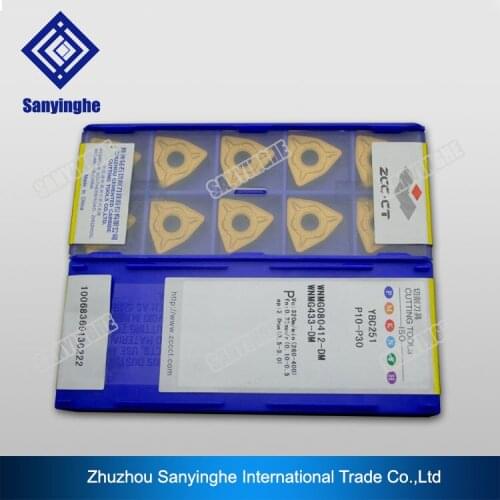 Free shipping / sanyinghe CNC YBC251 WNMG080412-DM turning tool cutting inserts (10pcs/lots)