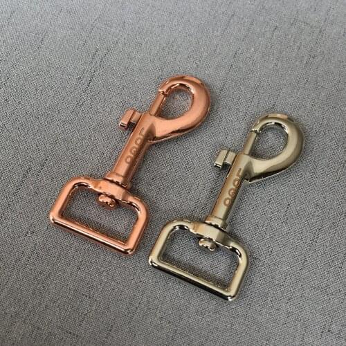 10 Pcs/Lot 32mm Metal Clasps Lobster Dog Collar Clips Snap Hook Provide Laser Engraving Service Customize LOGO DIY Accessories