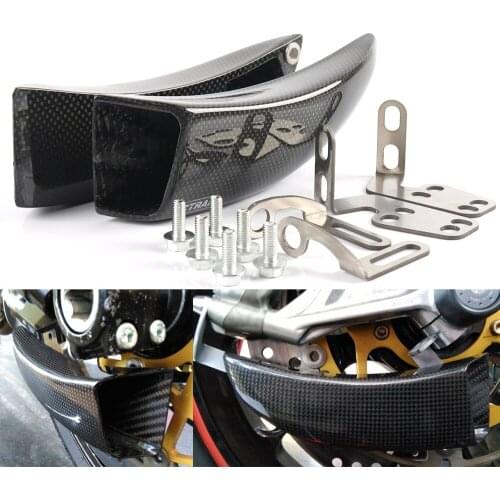 Air Ducts Brake Cooling Mounting kit For DUCATI XDIAVEL S 16-2020 XDIAVEL 2016-2020,HYPERMOTARD 796 10-12 HP4 Full Carbon fiber
