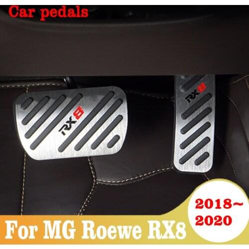 For MG Roewe RX8 2018 2019 2020 Car Pedals Accelerator Gas Pedal Brake Pedal Non-Drilling Cover Footrest Pad Accessories