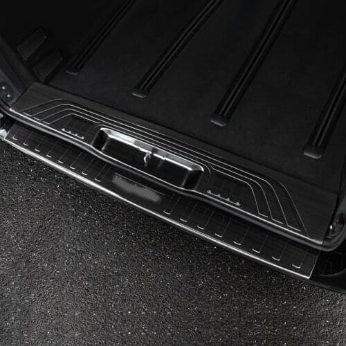 For Mercedes Benz Metris Valente Vito Viano V-Class W447 2016 2017 2018 Accessories Stainless Steel Rear Bumper Plate