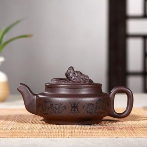 Recommended the teapot tea famous all hand undressed ore old special specials peng-cheng gu Zhou Pan purple clay pot