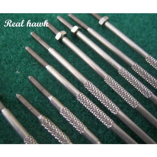 20 pcs M3 Titanium Tie Rod Set Steel Push Rod Hex Thread RC Airplane Replacement Part free shipping