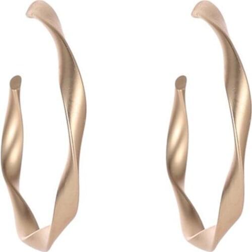 2Pairs Women Fashion Matte Circle Hoop Leverback Earrings Party Jewelry Gift