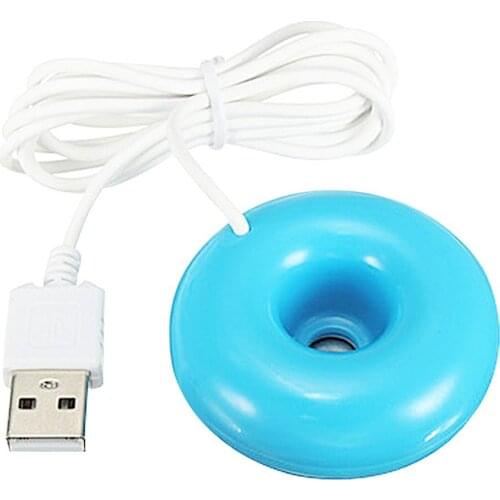 1 Pcs Usb Office Desktop Mini Humidifier Portable Air Purifier Creative Donut Humidifier Mini Sprayer