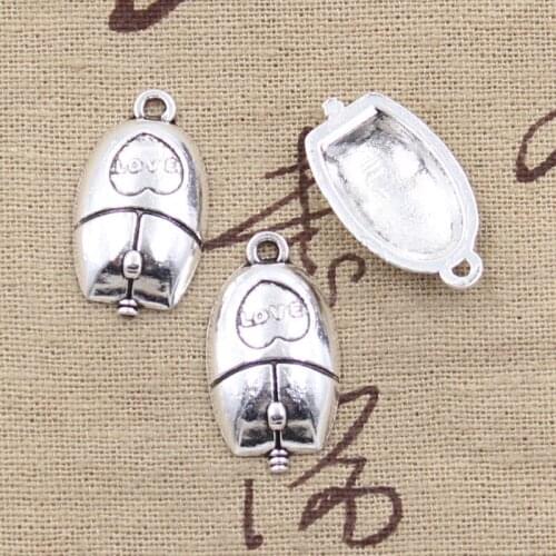 6pcs Charms Computer Mouse 25x14mm Antique Making Pendant fit,Vintage Tibetan Silver color,DIY Handmade Jewelry