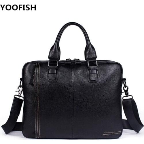 Free shipping Genuine Leather fashion Elegant atmosphere Black Classic Travel Bag handbag shoulder bag Crossbody Bags