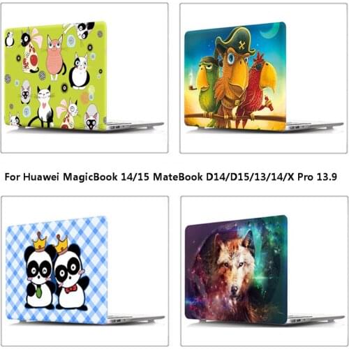 For Huawei Matebook 13/ 14/ D15/ D14/ X Pro 13.9 MACH-W19/W29/W19C, Magicbook 14 15 BOH-WAQ9HNRP/ WAQ9HNL/WAP9AHNR/ WAQ9HNR Case