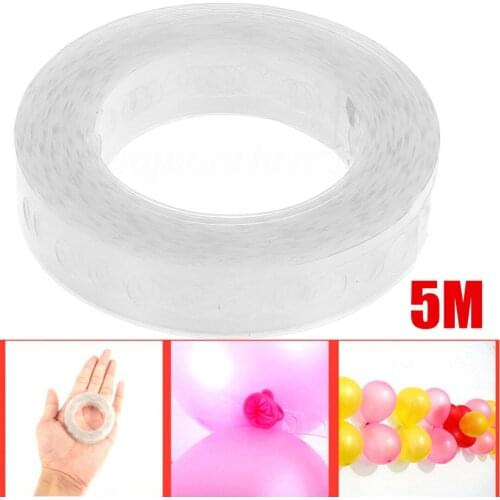 17Ft DIY Balloon Arch Strip Balloon Decorating String Decor Tape Cake Gift Table