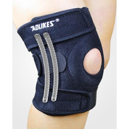 Outdoor cycling mountaineering kneepad exercise breathable anti-skid four-spring wear-resistant exercise kneepad