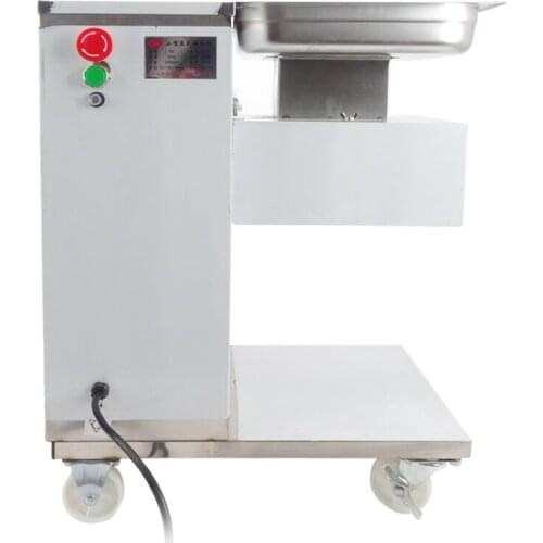 220v/110V QE electric meat slicer meat cutter with pulley meat cutting machine electric meat slicing machine 550w