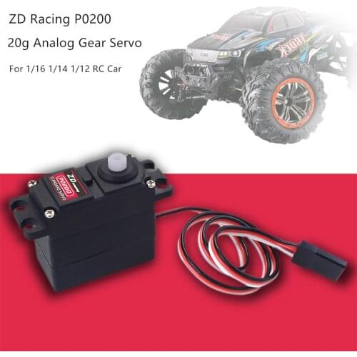 HIINST ZD Racing P0200 20g Analog Gear Servo 3.3kg Torque For 1/16 1/14 1/12 RC Car High Quality RC Car Accessories RC Car Parts
