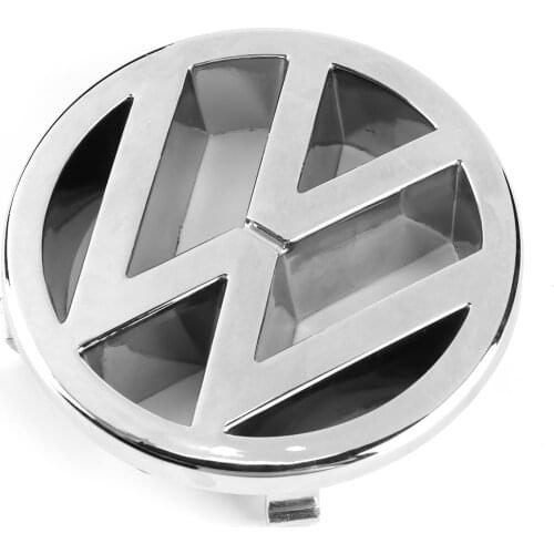 100mm Chrome Logo Badge Decal Front Grill Emblem for Volkswagen VW JETTA MK6 PASSAT RABBIT 191 853 601 H