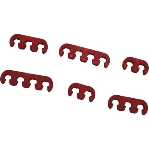 Red Spark Plug Cable Divider 7mm 8mm 9mm Universal Fit For Chevy Ford