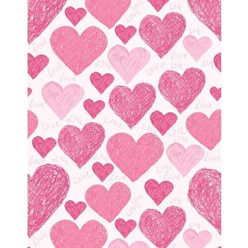 LIFE MAGIC BOX Backdrop Heart Shaped Red Vinyl Photography Uk Photographic Background S-2522