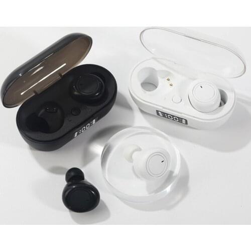 Mini TWS Earbuds True Wireless Headphones Bluetooth V5.0 Sport Headset HD Call Noise Reduction with Mic Battery Digital Display