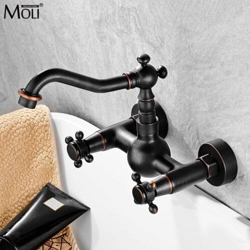 MOLIFAUCET Black Kitchen Faucets