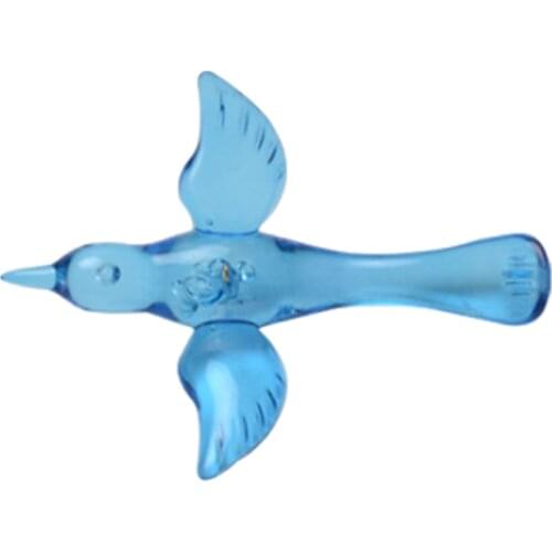 4xAssorted Wall Hanging Humming Birds Figurine Decoration Ornament Blue