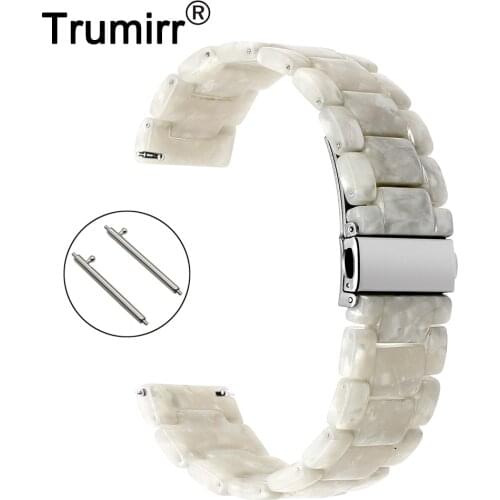 20mm 22mm Quick Release Resin Watchband for Orient Jacques Lemans Frederique Constant Watch Band Stainless Steel Buckle Strap