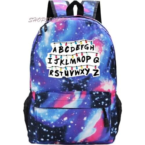 Travel Backpack Stranger Things Kids Beautiful Rucksack New Pattern Boys Girls Teens School Mochila Laptop Bags for Men Women