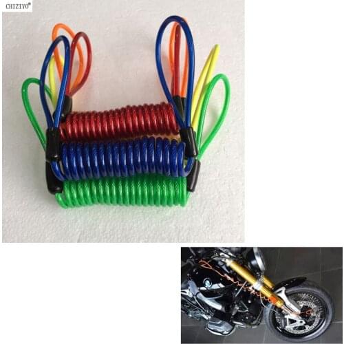 120cm Motorcycle Alarm Anti Thief Motorbike Disc Lock Reminder Coil Bike Security CHIZIYO