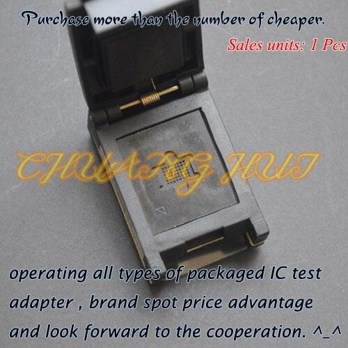 TFBGA48-0.8 NOR 6X8 test socket TFBGA48 BGA48 ic socket Pitch=0.8mm Size=6x8mm