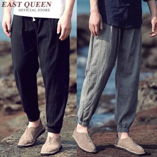 Traditional chinese clothing chinese traditional clothes for men oriental mens clothing kung fu uniform men pants KK663 W