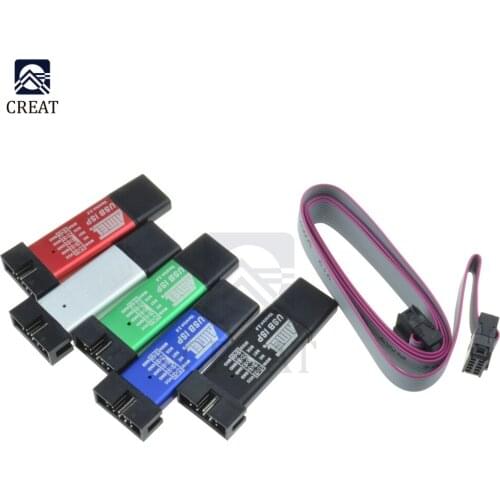 USBASP USBISP ISP Programmer Downloader for Arduino 51 ATMEL AVR Support 64 Bit Win7 32Bit Win98 WinMe Win2000 WinXP