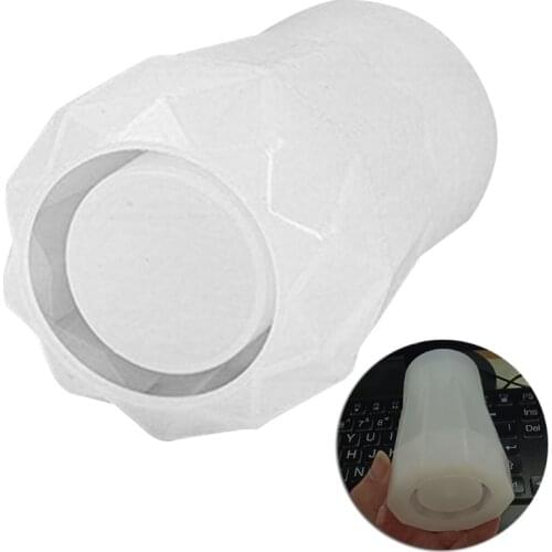 Vase Crystal Epoxy Resin Mold Flowerpot Plant Pot Silicone Mould DIY Crafts Tool A5KE