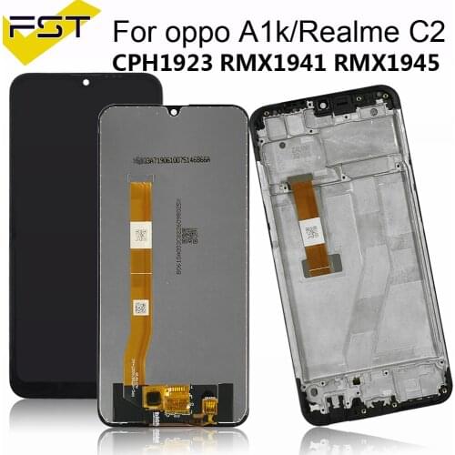 6.1''For Oppo A1k CPH1923 / For Oppo Realme C2 RMX1941 RMX1945 LCD Display+Touch Screen Digitizer Assembly Spare parts+Tools