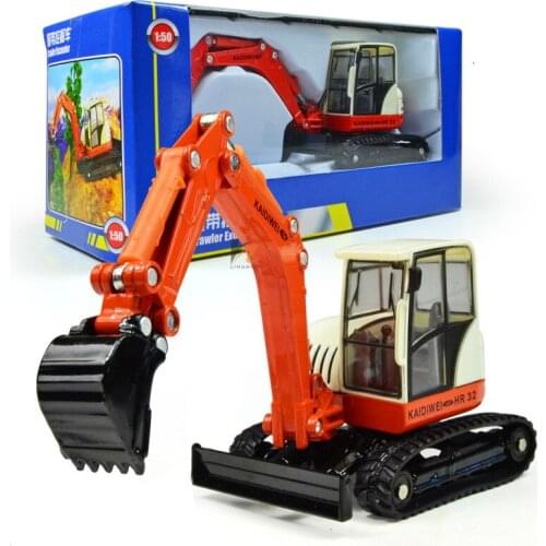 1/50 All-Alloy Engineering Track Excavator Model Collection childrens mechanism Beach Shovel