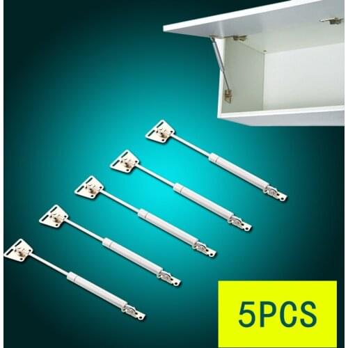 5PCS Cabinet Door Gas Spring Hinges 6-15KG Kitchen Cupboard Hydraulic Hinge Strut Lid Support Box Furniture Hardware