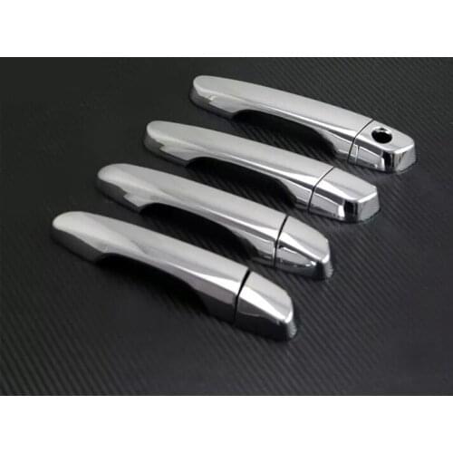 8pcs Side Door Handles Cover Trim ABS Chrome For Hyundai Creta ix25 Cantus 2014 2015 2016 2017 Just FIT FOR Left Hand Driving
