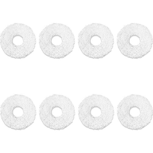 8Pcs Mop Cleaning Pad Replacement Mop Cloth for Ecovacs N9+ Robot Vacuum Cleaner Parts