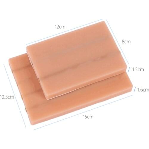 BIX-HS15 Venipuncture Iv Injection Training Model Simulates Human Skin Puncture Practing Pad(4 or 2 Veins Imbed)