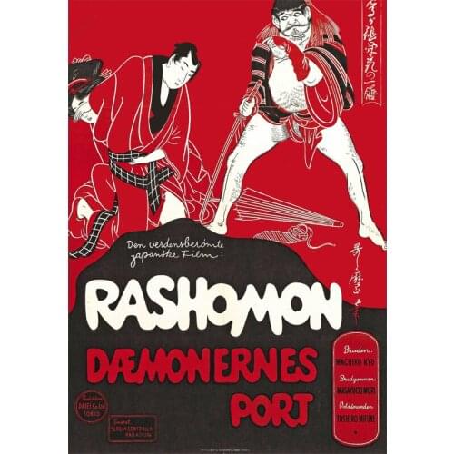 D0791 RASHOMON Movie Kurosawa Samurai Japanese Silk Fabric Poster Art Decor Indoor Painting Gift