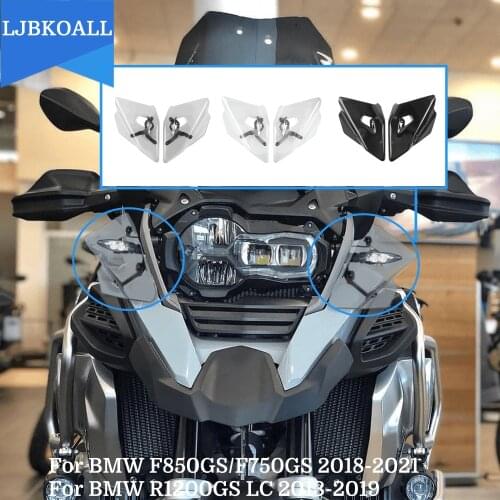 Motorcycle Windshield Windscreen Upper Turn Signal Deflector for BMW R1200GS LC R1250GS ADV F750GS F850GS R1250 GS 2013-2019