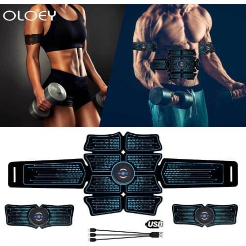 EMS Abdominal Electromagnetic Stimulation Of Muscles Abs Training Gear Muscles Toner Exercise At Home Gym Fitness Equipment