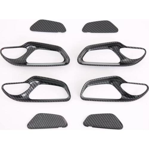 Car door armrest panel cover car window trim Carbon fiber style 2018 For Lexus UX 250h 260h inner door bowl cover