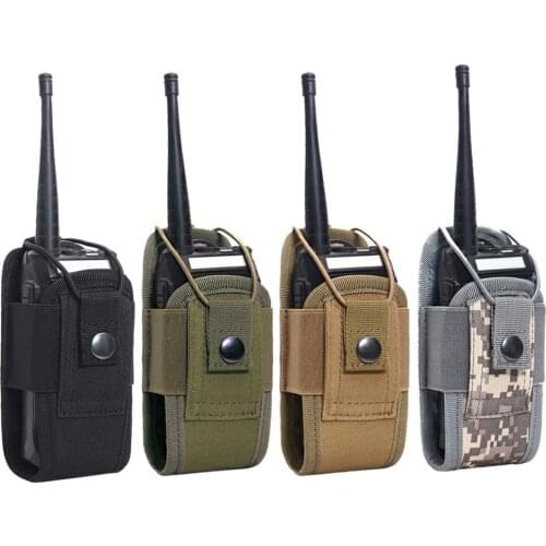 Waist Bag For Radio Walkie Talkie Holder Pocket Portable Interphone Holster Carry Bag For Outdoor Camping