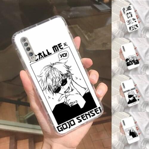 Jujutsu Kaisen Phone Case Transparent For Xiaomi Redmi note 3 9 7 4 8 8T 10 CC9E 11ULTRA T lite PLAY pro 4G 5G Soft coque shell