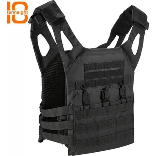 TENNEIGHT JPC molle tactical vest Amphibious Pockets Chest Carrier plate Military vest outdoor Paintball Loading Protective Vest
