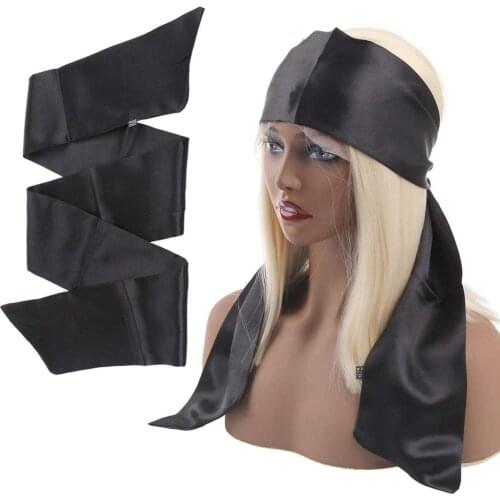 Xtrend Hair tie band ,Virgin Hair extensions wrapping hair bands,satin silk Frontal Headban,Custom edge scraf Wrap Headband belt