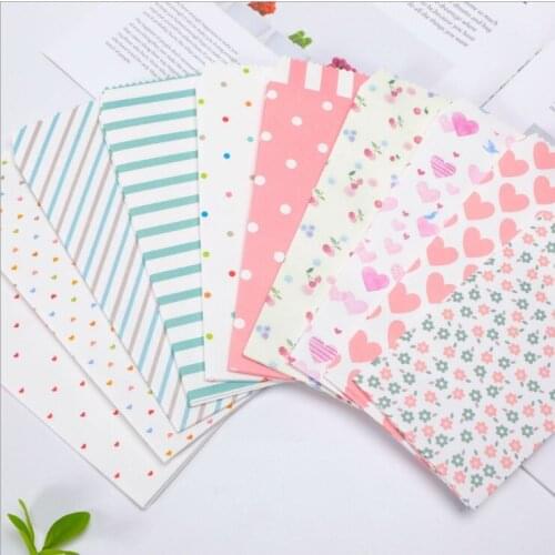 5pcs Per Lot Striped Love Envelope Random Style Gift Party Invitation Teachers Day Student Kids School Supplies Stationery